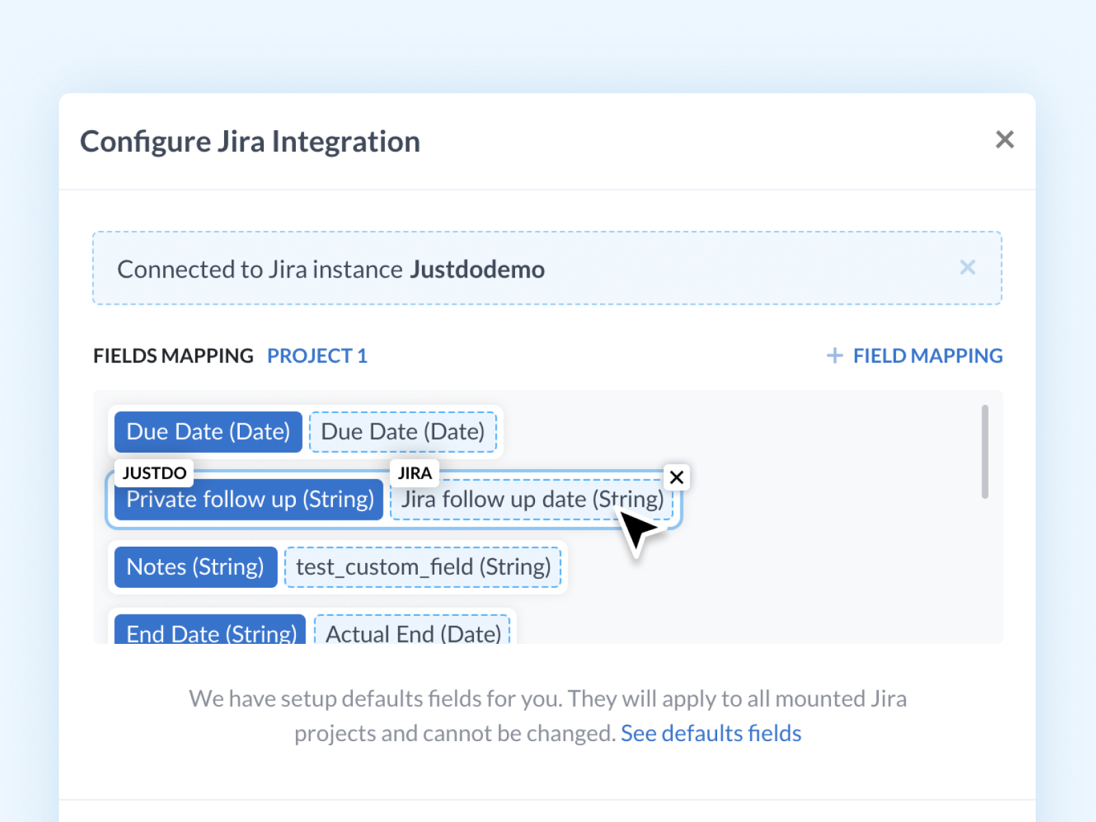 Ҳамгироии дутарафа бо Jira